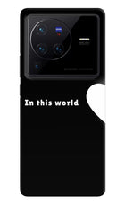 This World Vivo X80 Pro Hard Case Back Cover by Casekaro