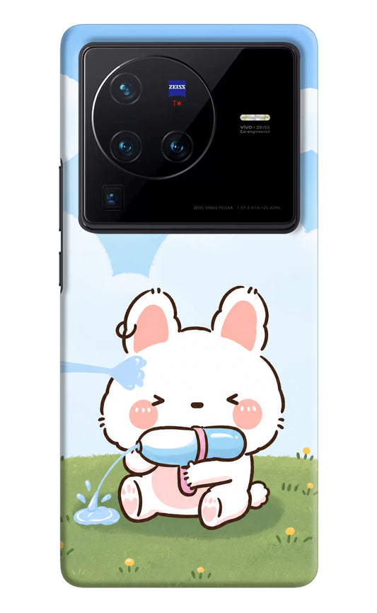Bunny Treat Vivo X80 Pro Hard Case Back Cover by Casekaro