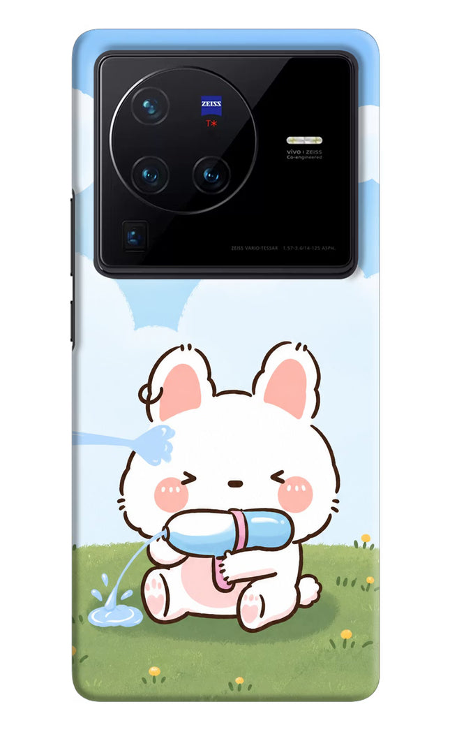 Bunny Treat Vivo X80 Pro Hard Case Back Cover by Casekaro