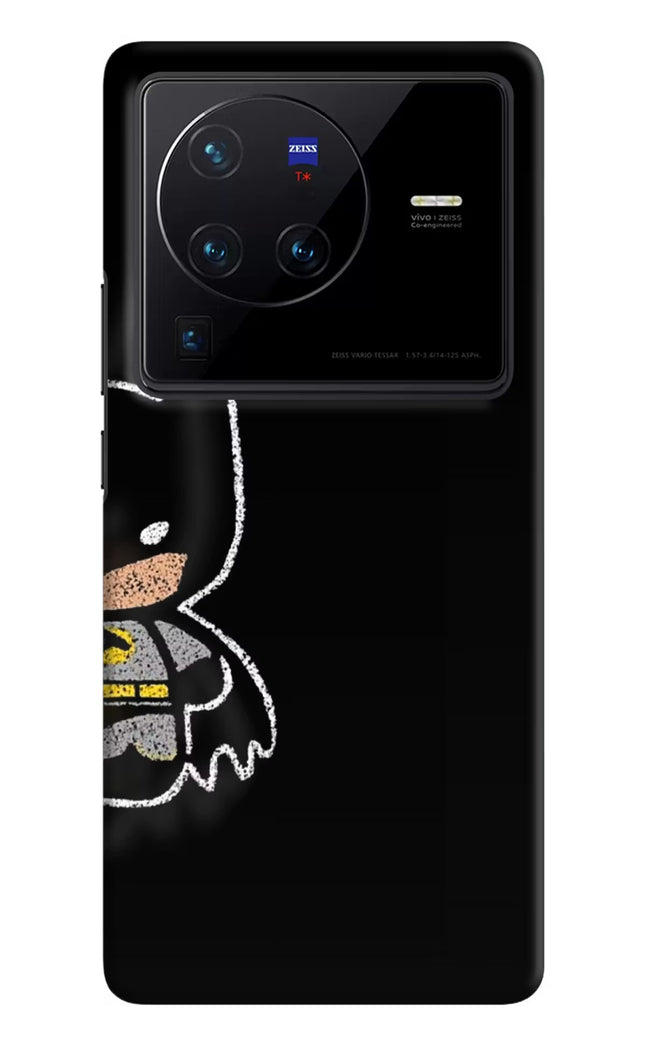Bat Kitty Vivo X80 Pro Hard Case Back Cover by Casekaro