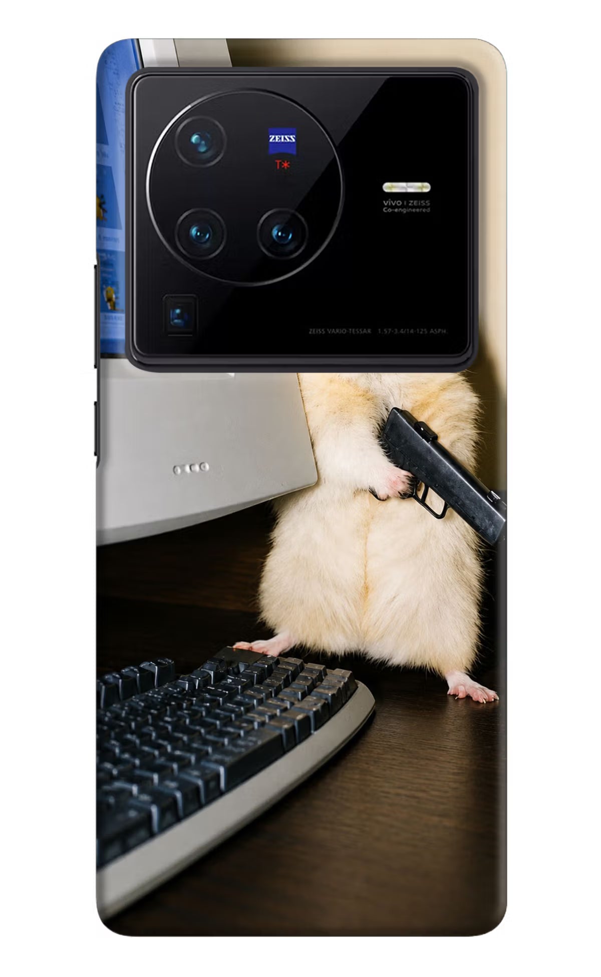Hacker Hamster Vivo X80 Pro Back Cover