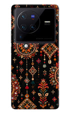 Boho Noir Vivo X80 Pro Hard Case Back Cover by Casekaro