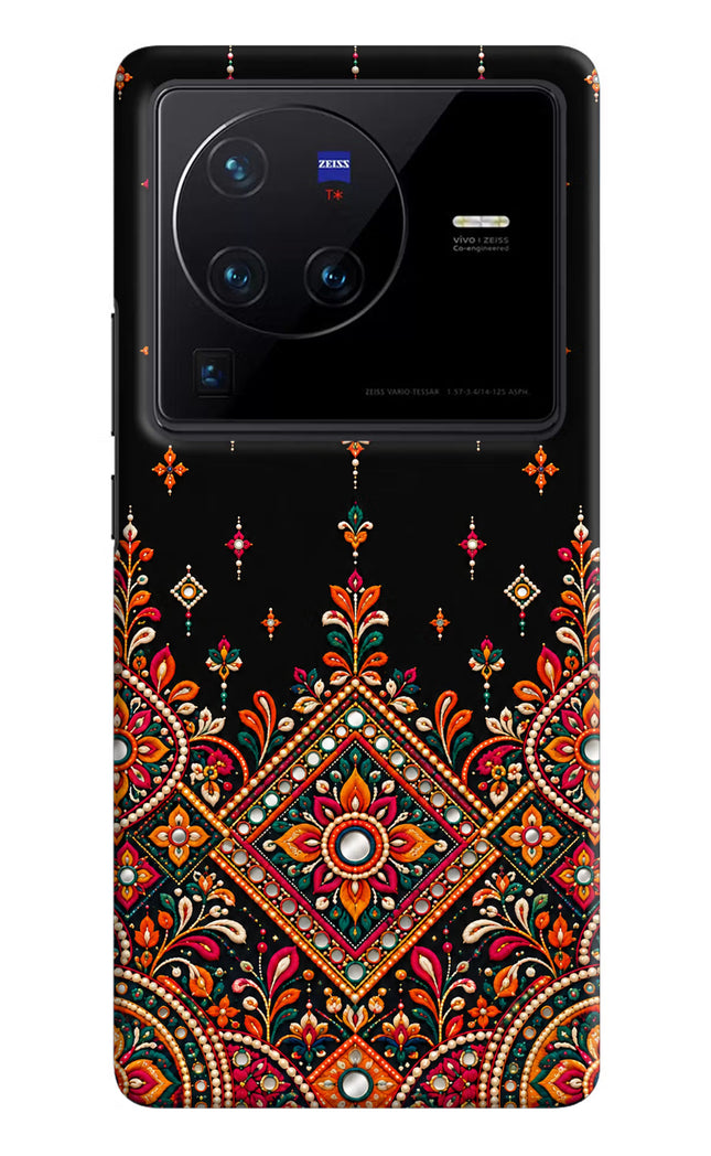 Noir Mehfil Vivo X80 Pro Hard Case Back Cover by Casekaro