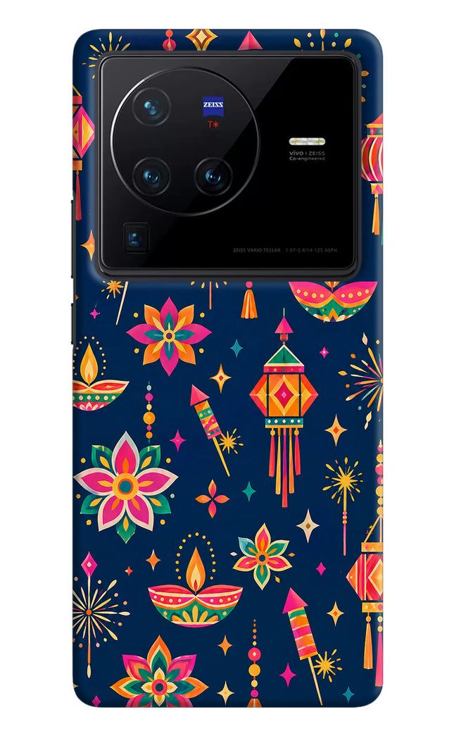 Festive Pop Vivo X80 Pro Hard Case Back Cover by Casekaro