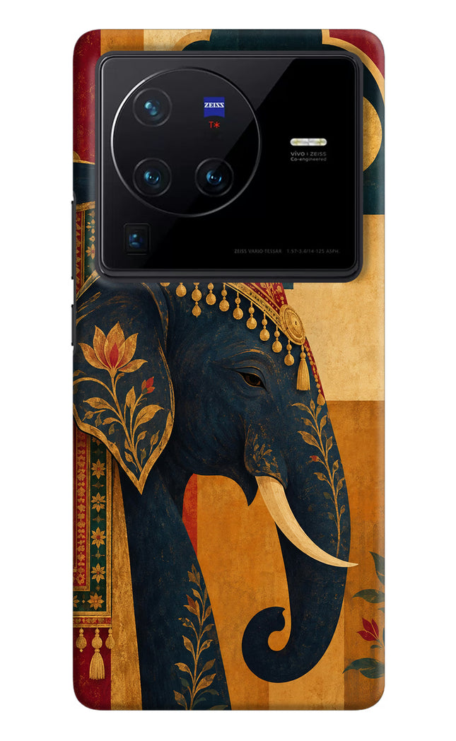 Royal Elephant Vivo X80 Pro Hard Case Back Cover by Casekaro