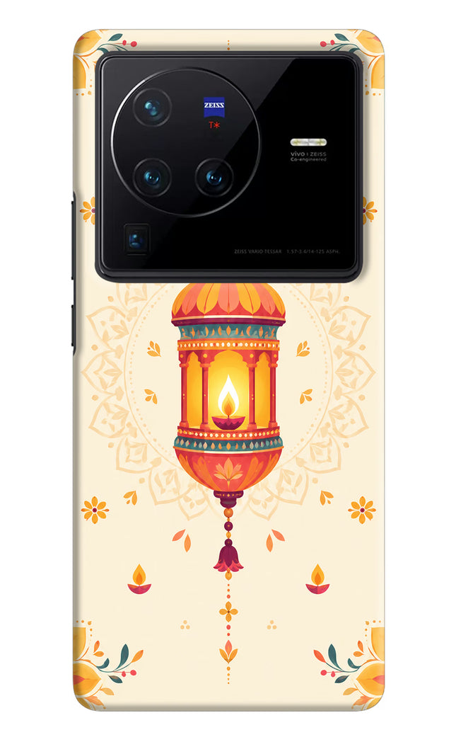 Golden Lantern Vivo X80 Pro Hard Case Back Cover by Casekaro
