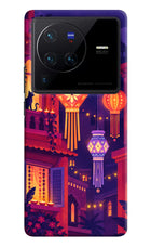 Lantern Lane Vivo X80 Pro Hard Case Back Cover by Casekaro