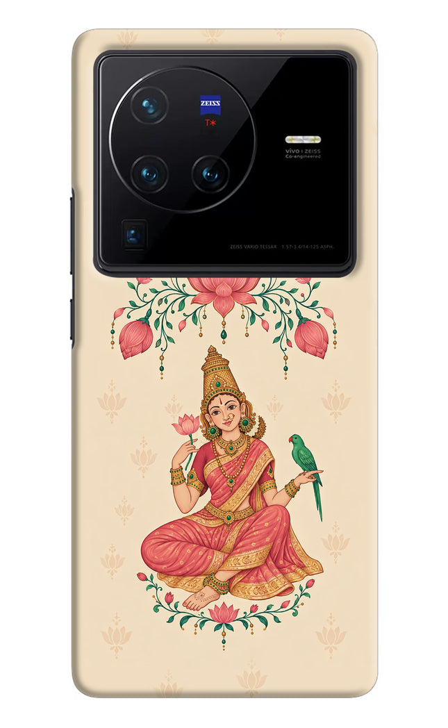Goddess Lakshmi Vivo X80 Pro Hard Case Back Cover by Casekaro