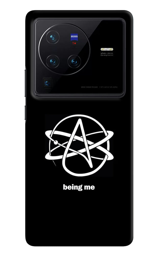Atheist Symbol Vivo X80 Pro Hard Case Back Cover by Casekaro