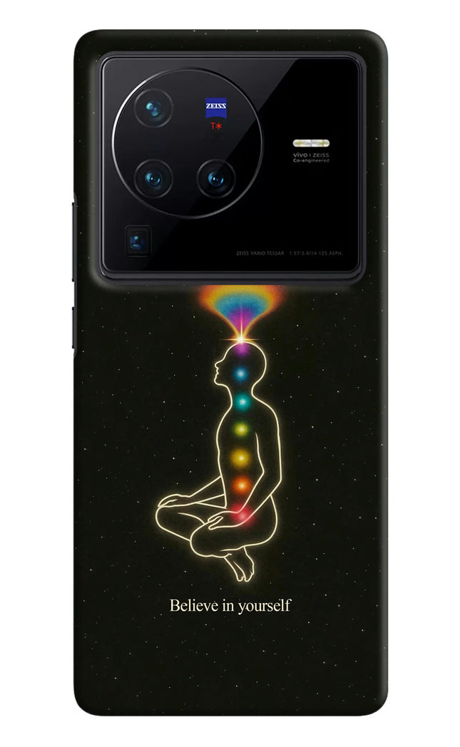 Believe in yourself Vivo X80 Pro Hard Case Back Cover by Casekaro
