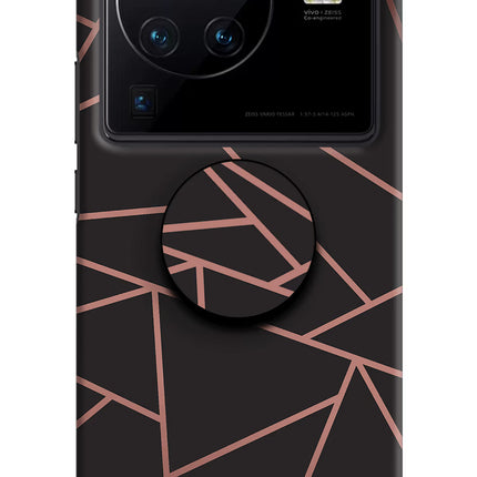 Geometric Pattern Vivo X80 Pro Pop Case by Casekaro