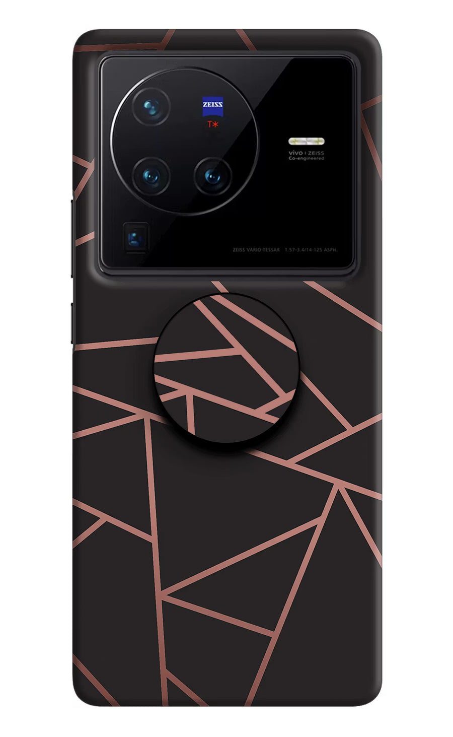 Geometric Pattern Vivo X80 Pro Pop Case, Hard case