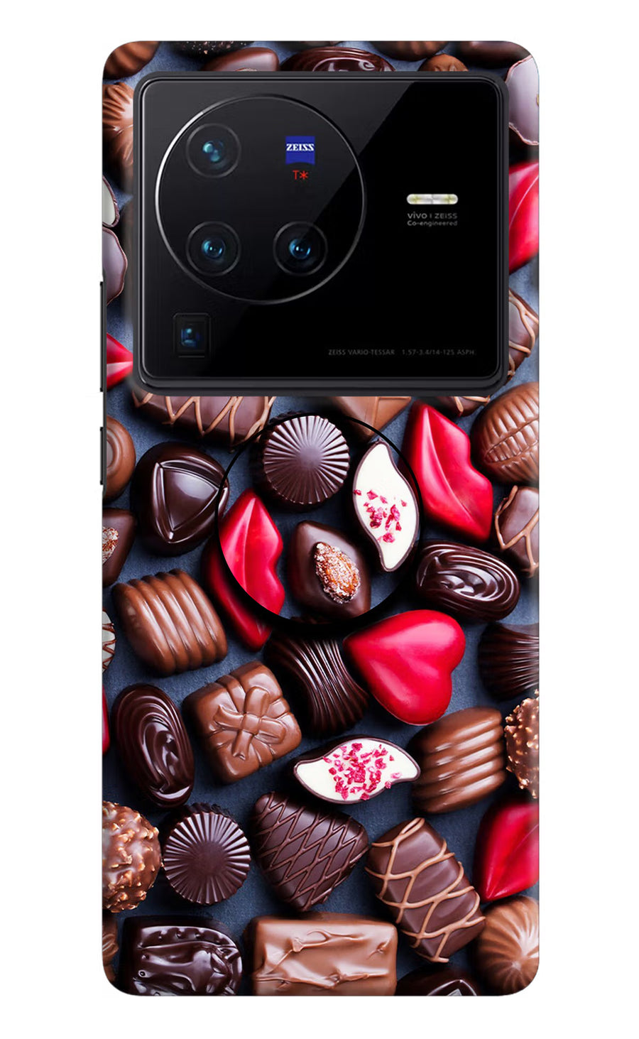 Chocolates Vivo X80 Pro Pop Case, Hard case