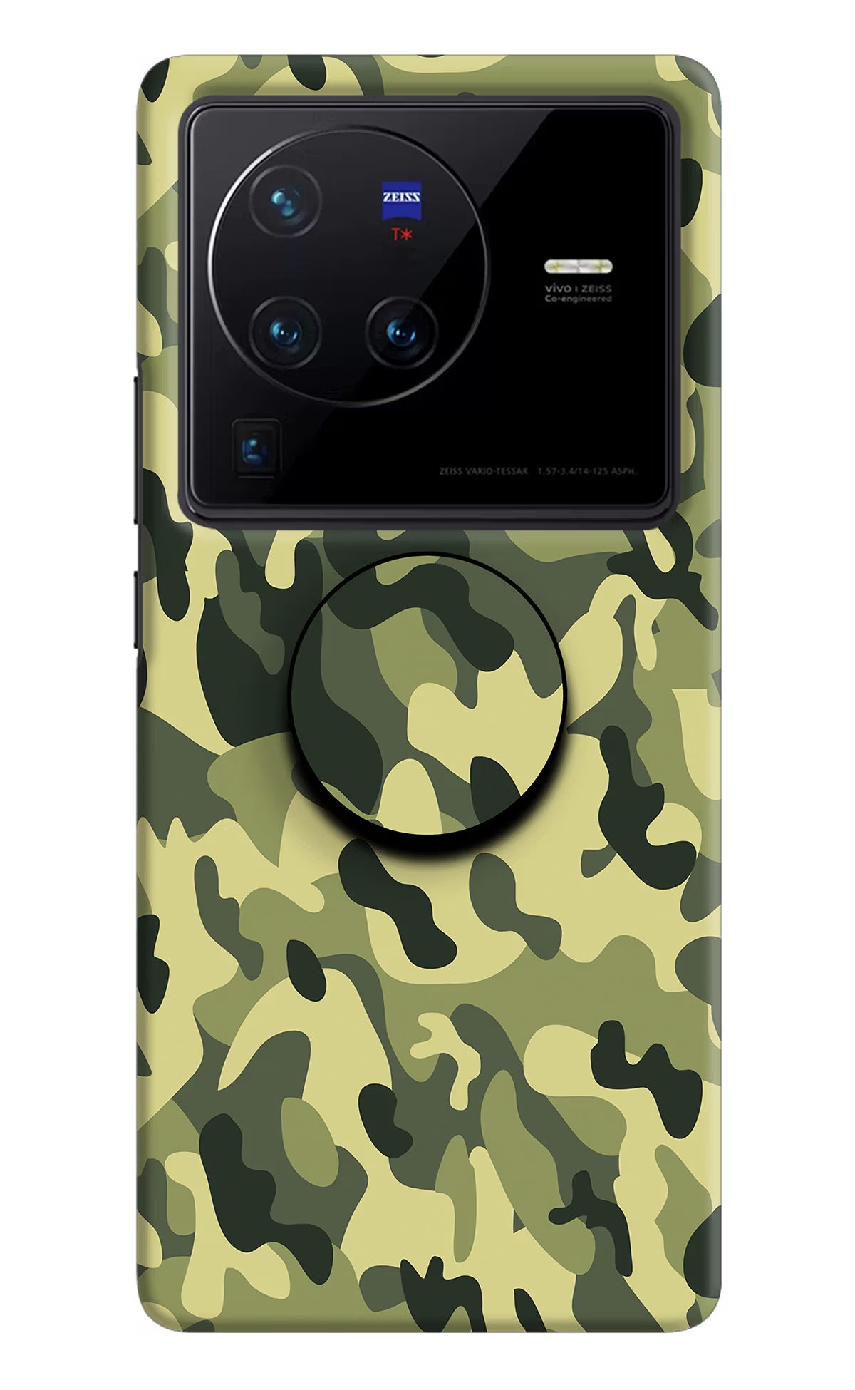 Camouflage Vivo X80 Pro Pop Case by Casekaro