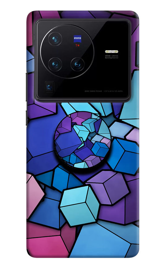 Cubic Abstract Vivo X80 Pro Pop Case by Casekaro