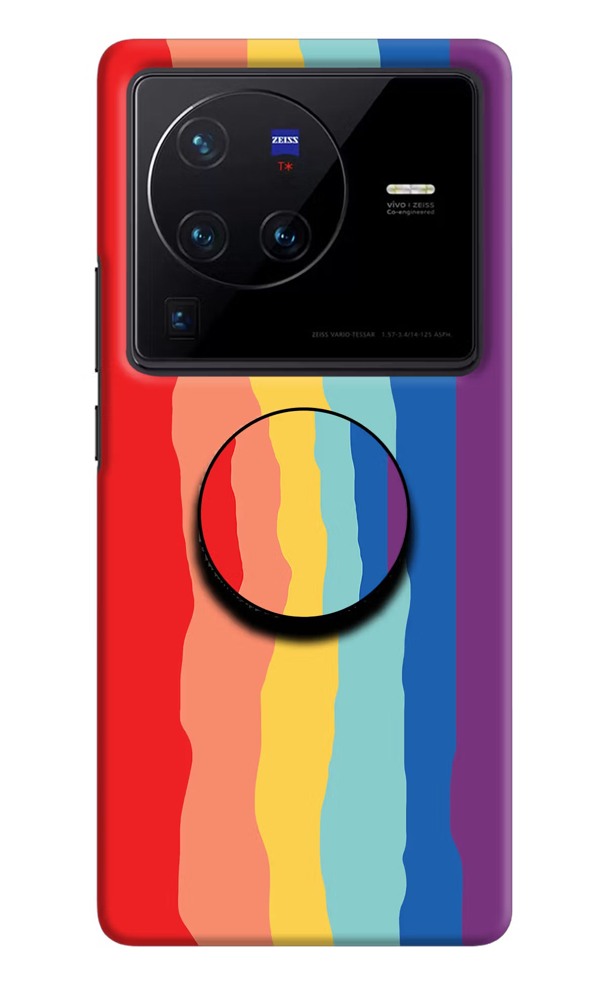 Rainbow Vivo X80 Pro Pop Case by Casekaro