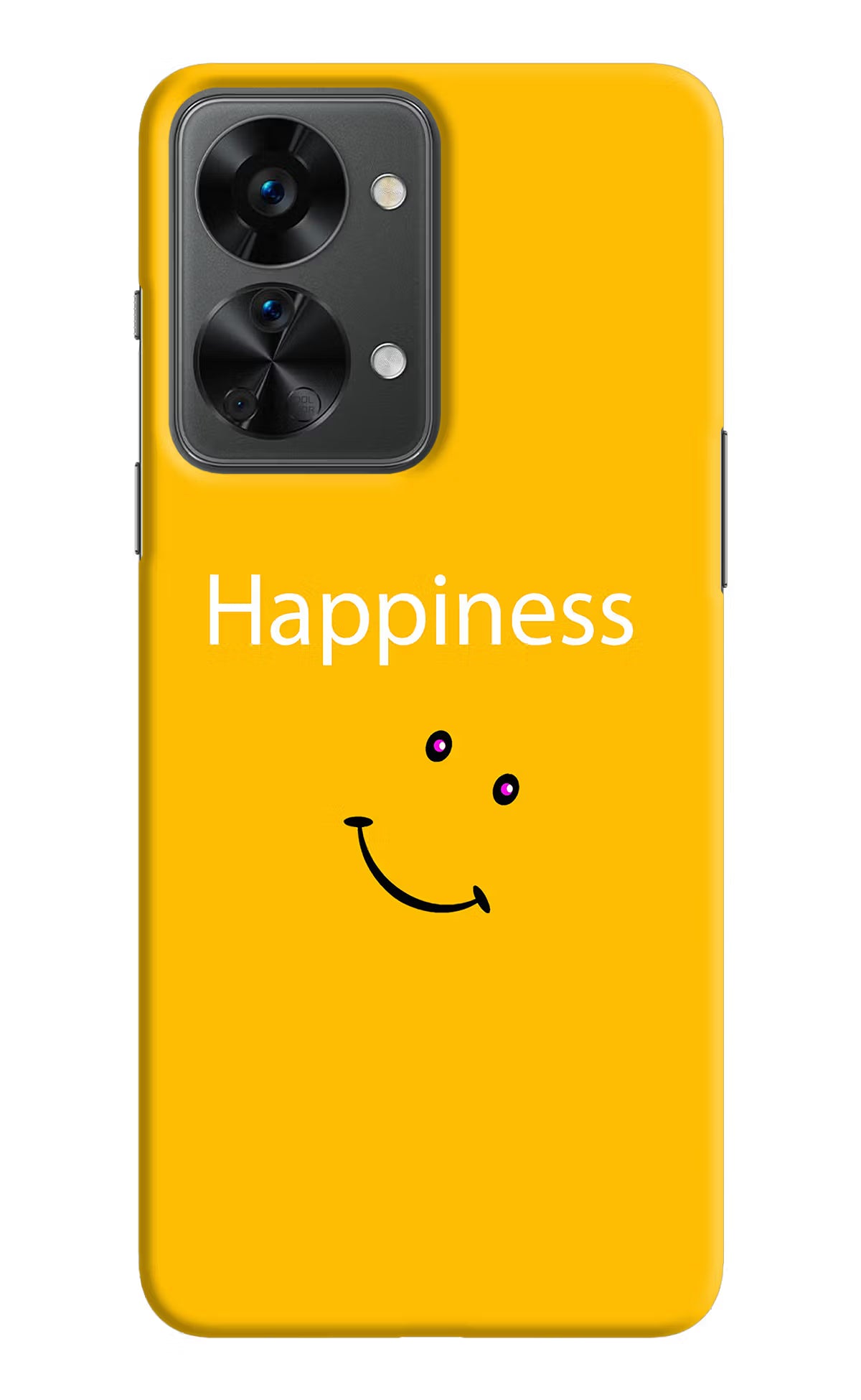 Happiness With Smiley OnePlus Nord 2T 5G Hard Case Back Cover by Casekaro