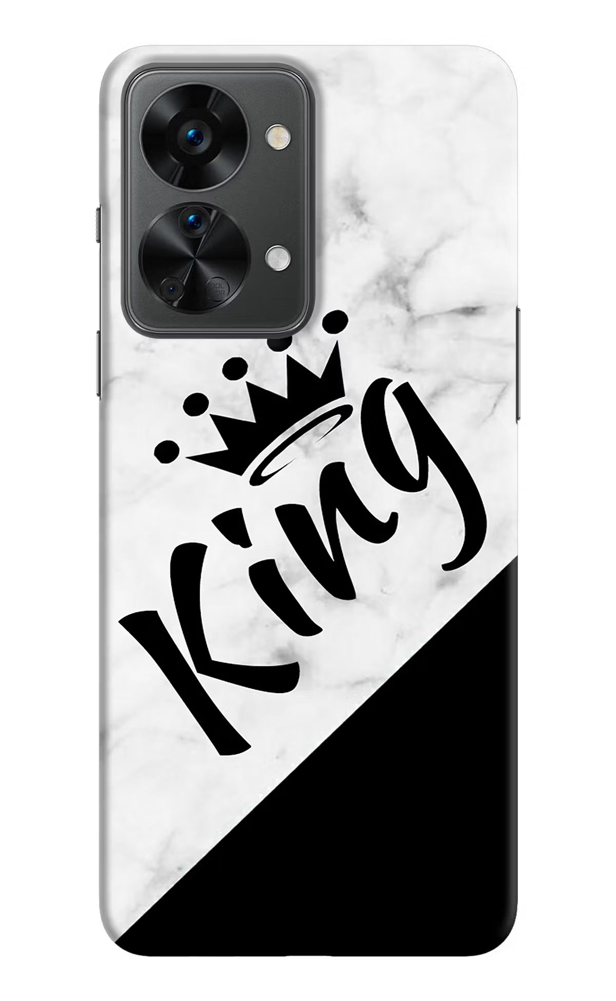 King OnePlus Nord 2T 5G Hard Case Back Cover by Casekaro