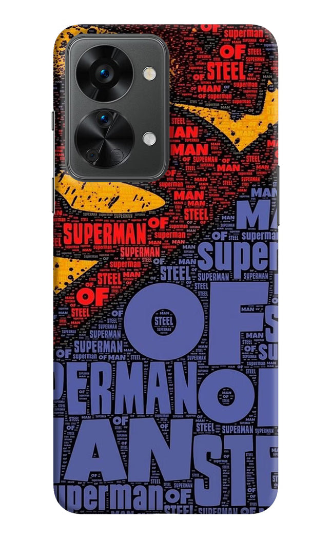 Superman OnePlus Nord 2T 5G Hard Case Back Cover by Casekaro