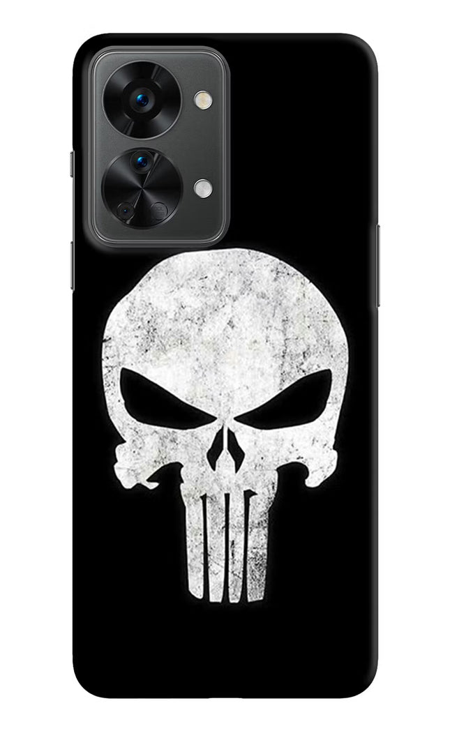 Punisher Skull OnePlus Nord 2T 5G Hard Case Back Cover by Casekaro