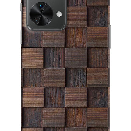 Wooden Cube Design OnePlus Nord 2T 5G Hard Case Back Cover by Casekaro