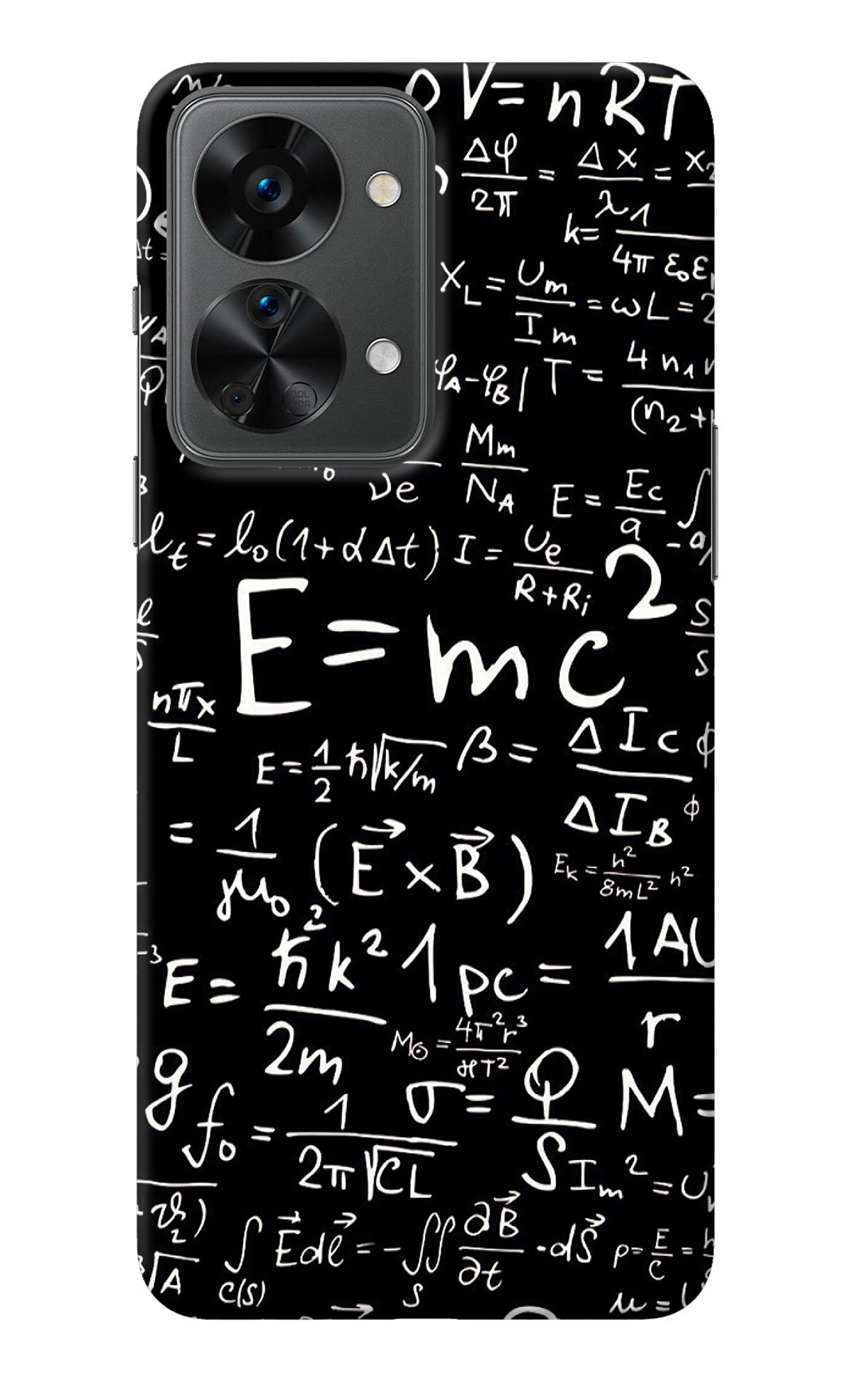 Physics Albert Einstein Formula OnePlus Nord 2T 5G Back Cover