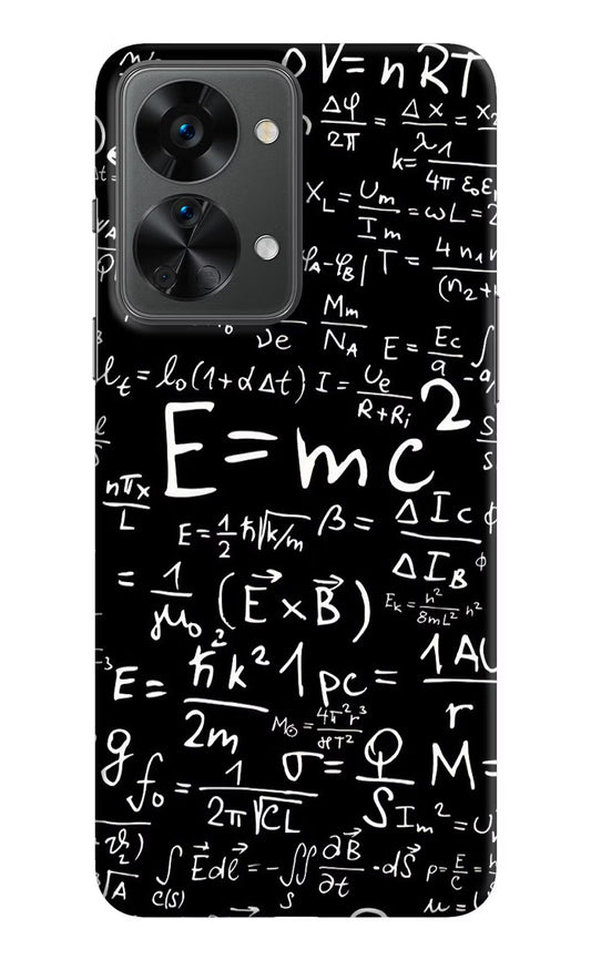 Physics Formula OnePlus Nord 2T 5G Hard Case Back Cover by Casekaro