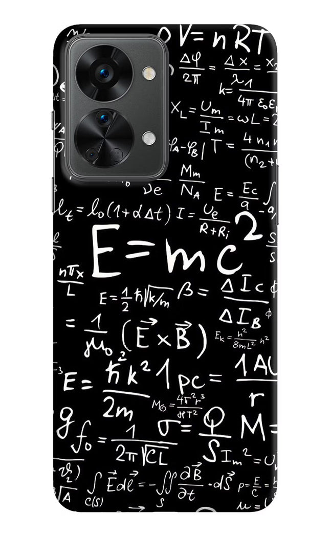 Physics Formula OnePlus Nord 2T 5G Hard Case Back Cover by Casekaro