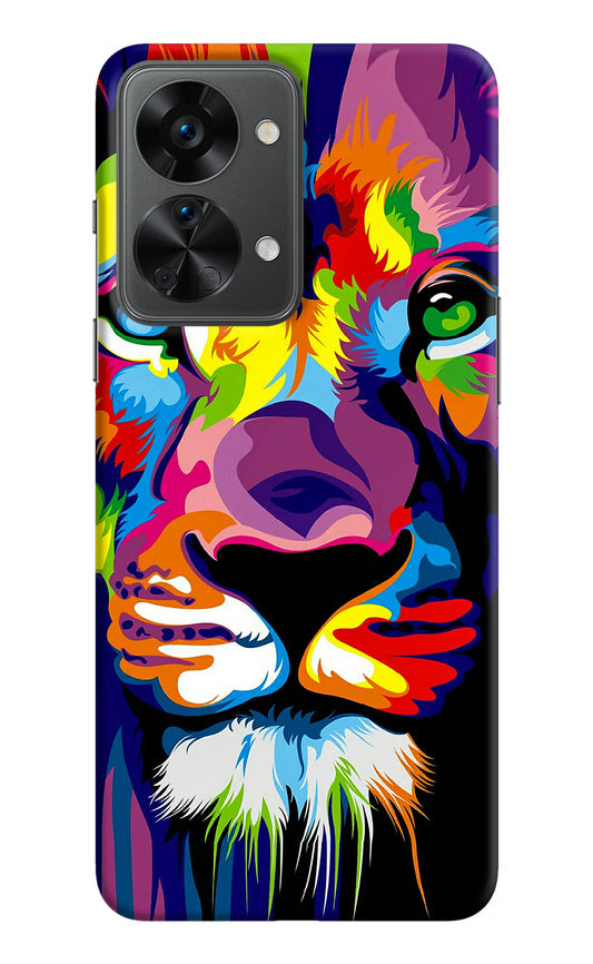 Lion OnePlus Nord 2T 5G Hard Case Back Cover by Casekaro