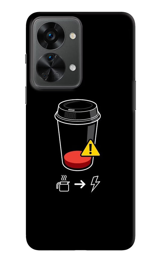 Coffee OnePlus Nord 2T 5G Hard Case Back Cover by Casekaro