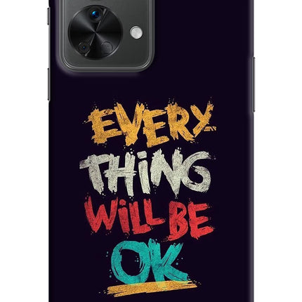 Everything Will Be Ok OnePlus Nord 2T 5G Hard Case Back Cover by Casekaro