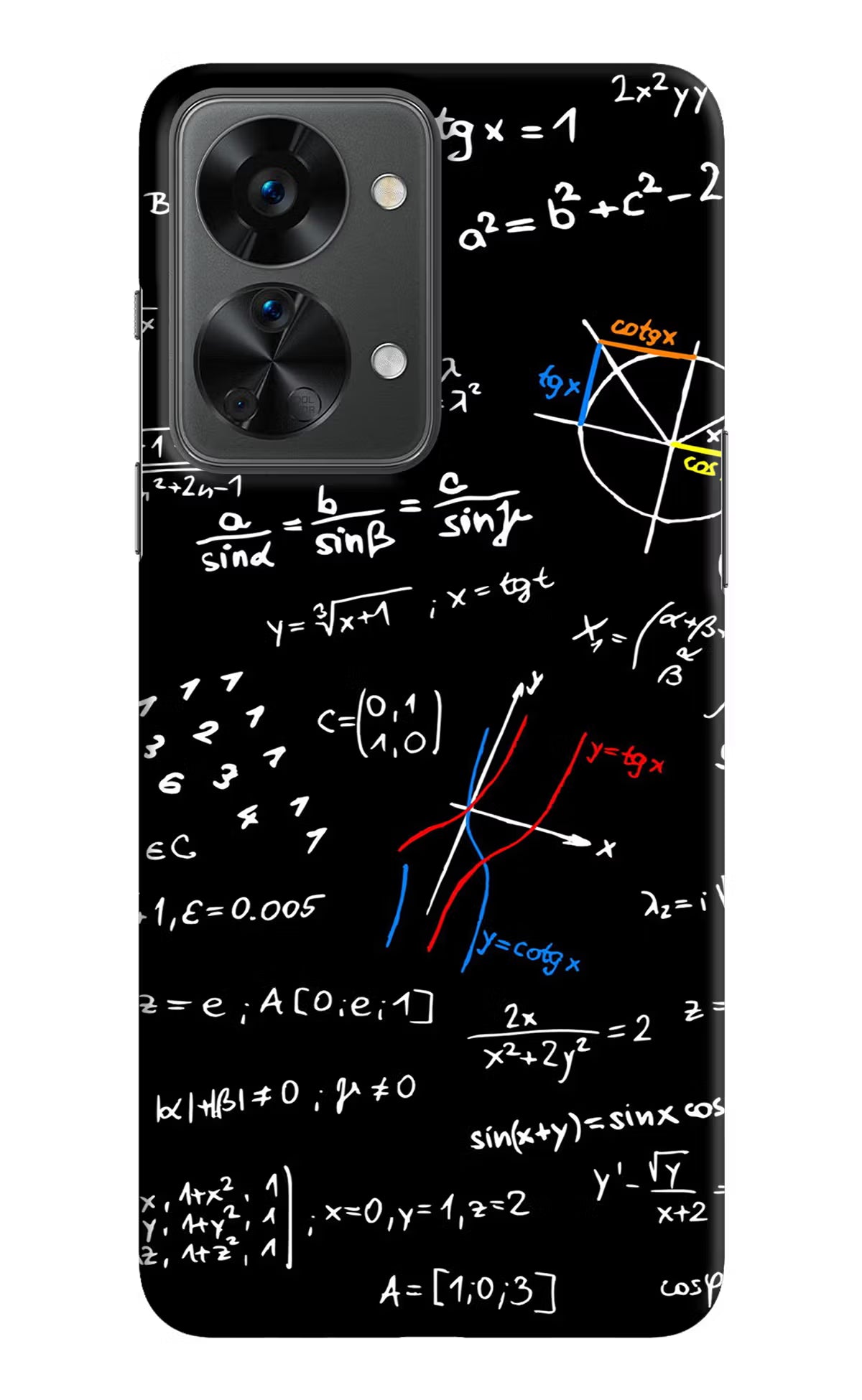 Mathematics Formula OnePlus Nord 2T 5G Hard Case Back Cover by Casekaro