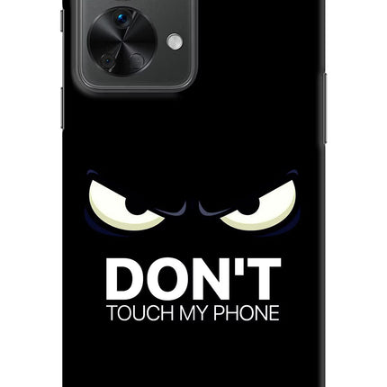Don'T Touch My Phone OnePlus Nord 2T 5G Hard Case Back Cover by Casekaro