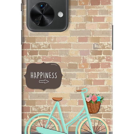 Happiness Artwork OnePlus Nord 2T 5G Hard Case Back Cover by Casekaro