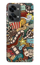 Cinema Abstract OnePlus Nord 2T 5G Hard Case Back Cover by Casekaro