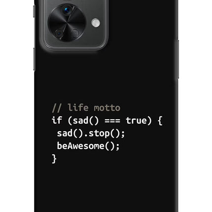 Life Motto Code OnePlus Nord 2T 5G Hard Case Back Cover by Casekaro
