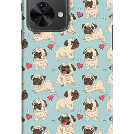Pug Dog OnePlus Nord 2T 5G Hard Case Back Cover by Casekaro