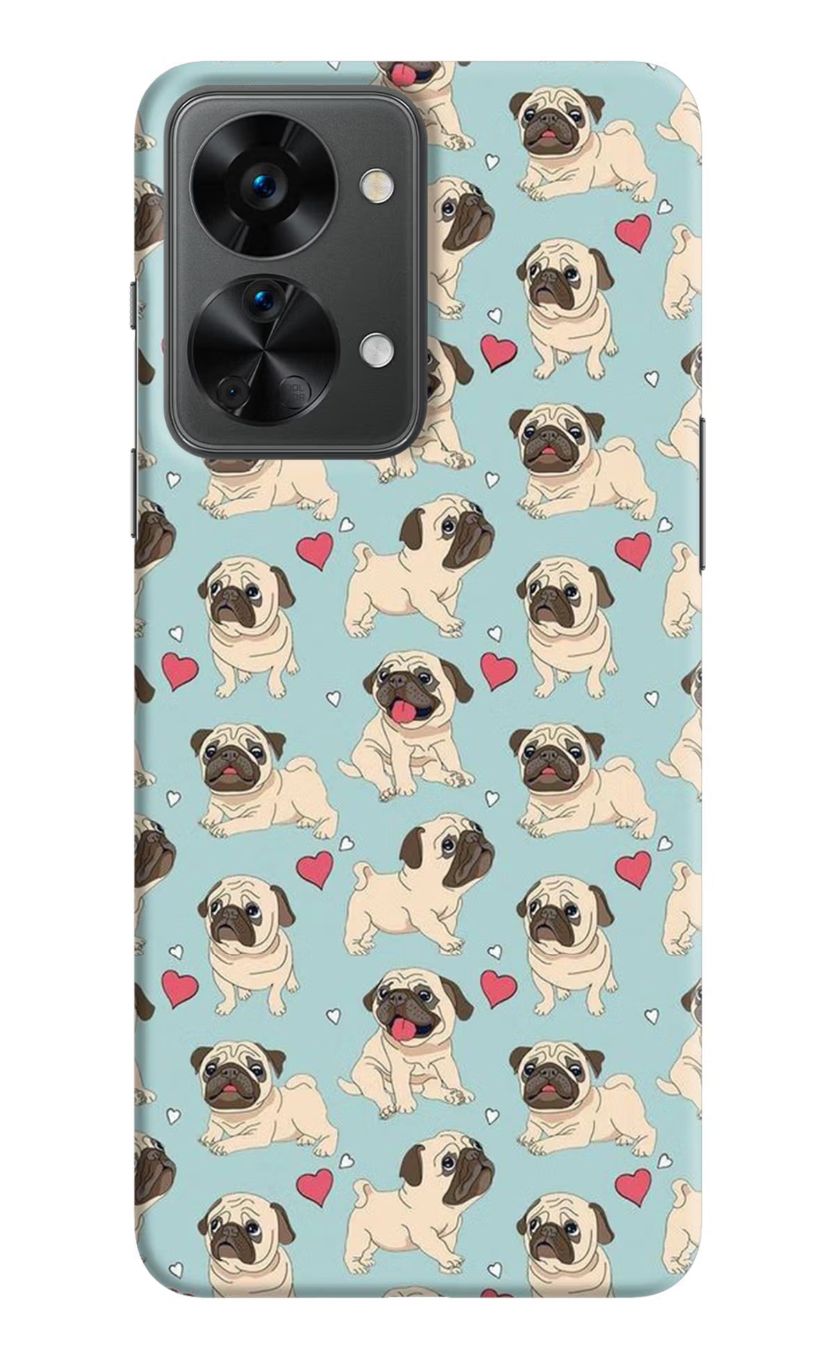 Pug Dog OnePlus Nord 2T 5G Hard Case Back Cover by Casekaro