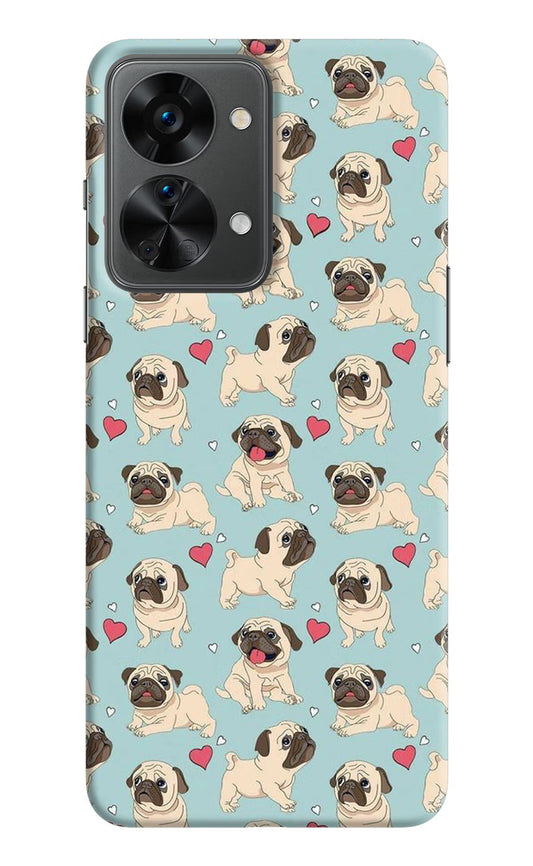 Pug Dog OnePlus Nord 2T 5G Hard Case Back Cover by Casekaro