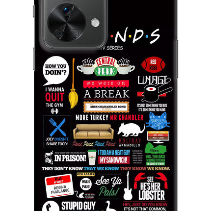 FRIENDS OnePlus Nord 2T 5G Hard Case Back Cover by Casekaro