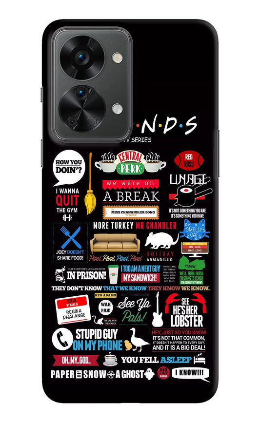 FRIENDS OnePlus Nord 2T 5G Hard Case Back Cover by Casekaro