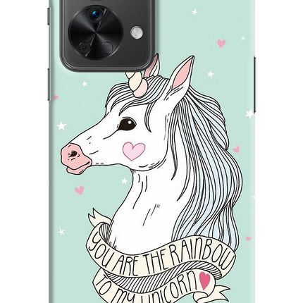 Unicorn Wallpaper OnePlus Nord 2T 5G Hard Case Back Cover by Casekaro
