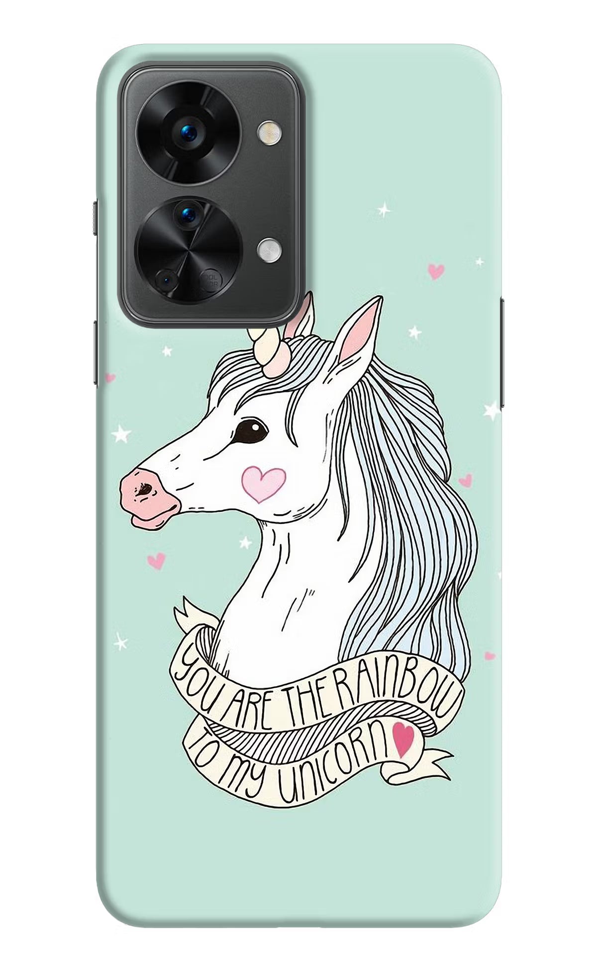 Unicorn Wallpaper OnePlus Nord 2T 5G Hard Case Back Cover by Casekaro