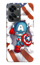 Captain America OnePlus Nord 2T 5G Hard Case Back Cover by Casekaro