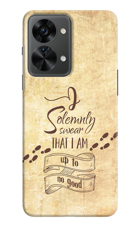 I Solemnly swear that i up to no good OnePlus Nord 2T 5G Hard Case Back Cover by Casekaro