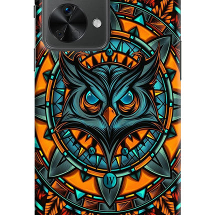 Angry Owl Art OnePlus Nord 2T 5G Hard Case Back Cover by Casekaro