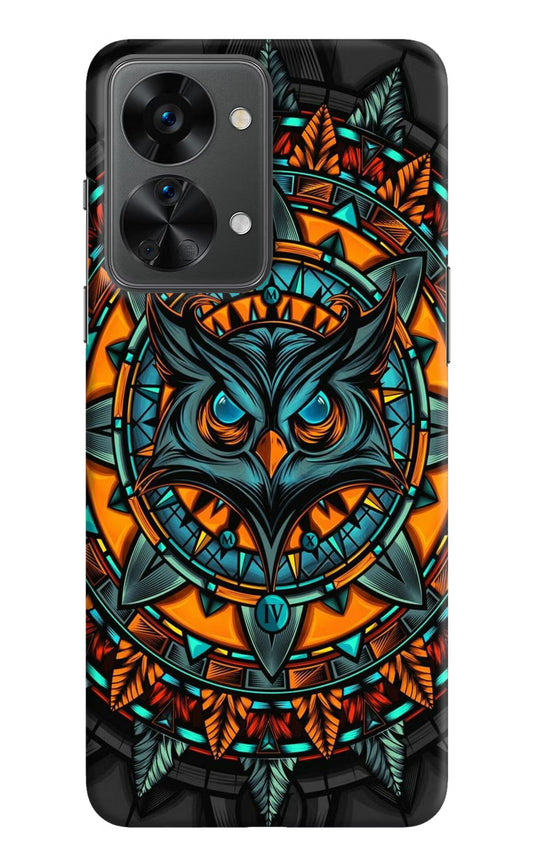 Angry Owl Art OnePlus Nord 2T 5G Hard Case Back Cover by Casekaro