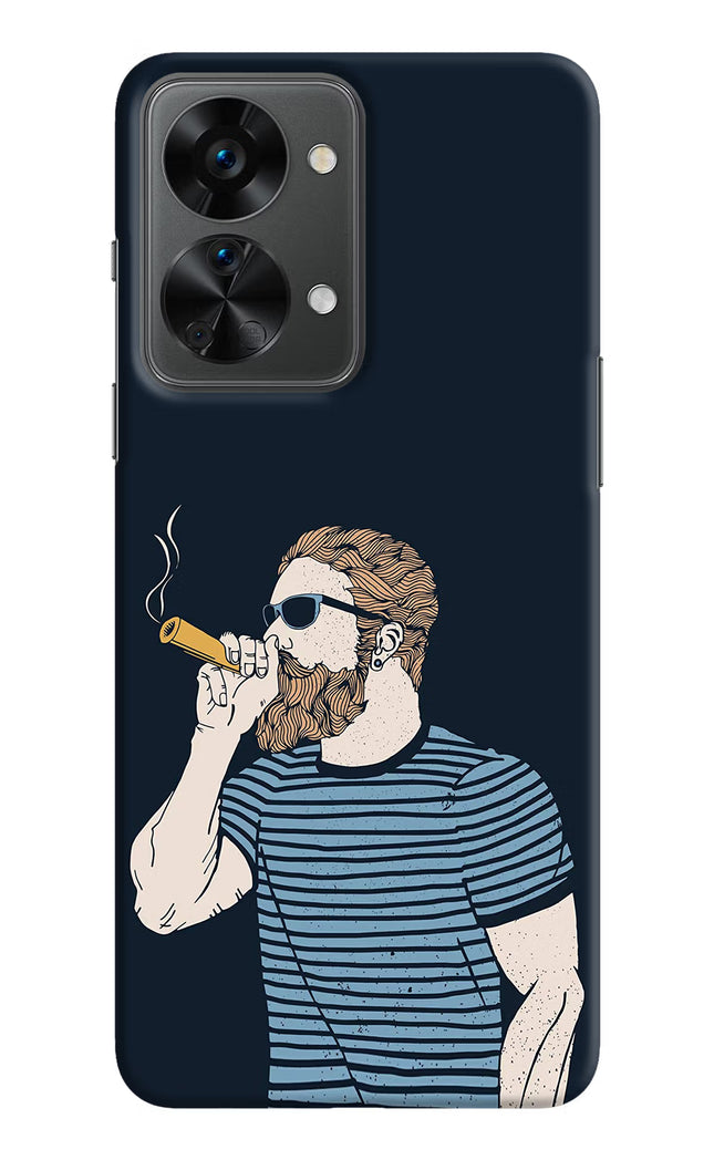Smoking OnePlus Nord 2T 5G Hard Case Back Cover by Casekaro