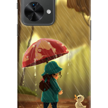 Rainy Day OnePlus Nord 2T 5G Hard Case Back Cover by Casekaro