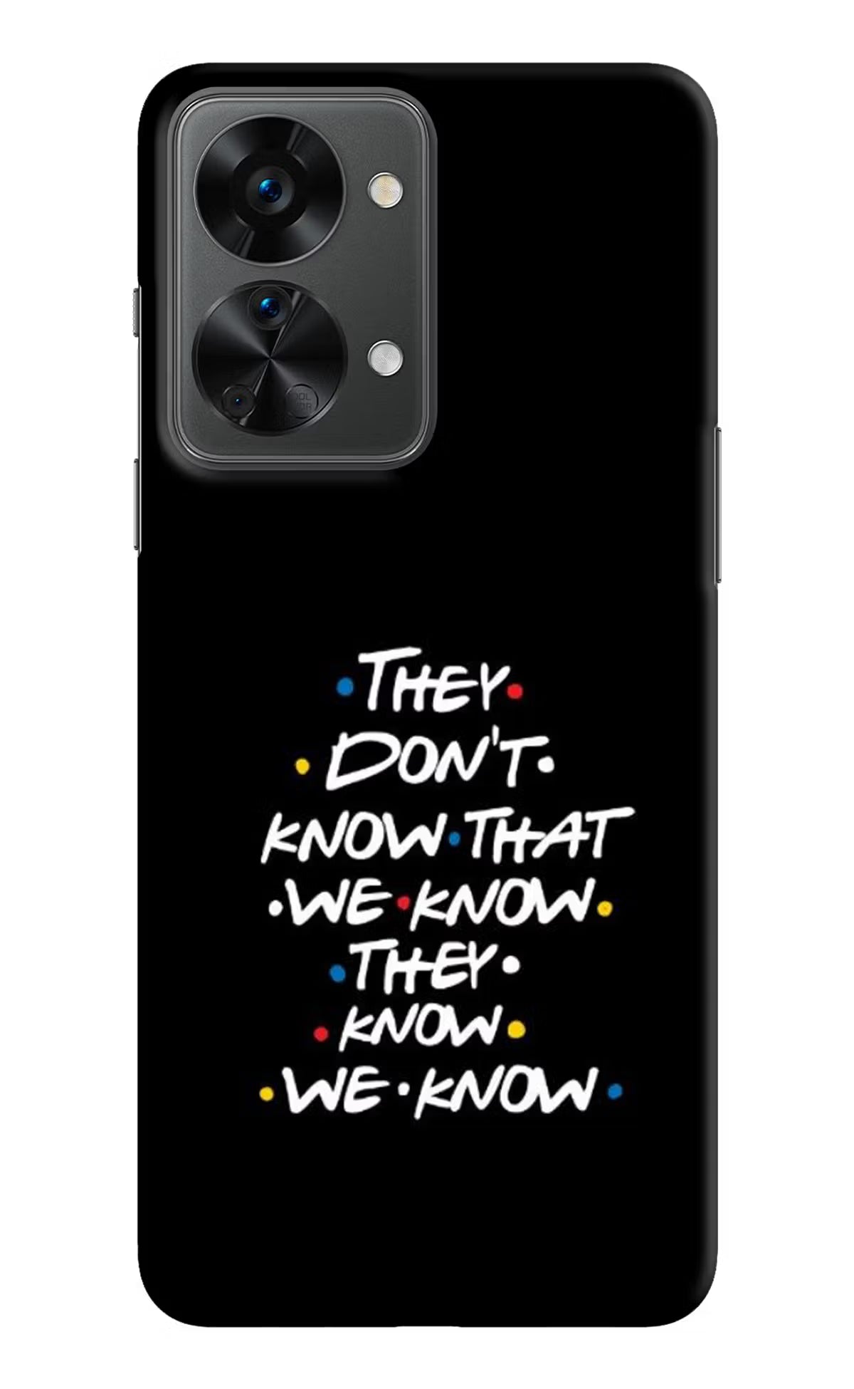 FRIENDS Dialogue OnePlus Nord 2T 5G Hard Case Back Cover by Casekaro